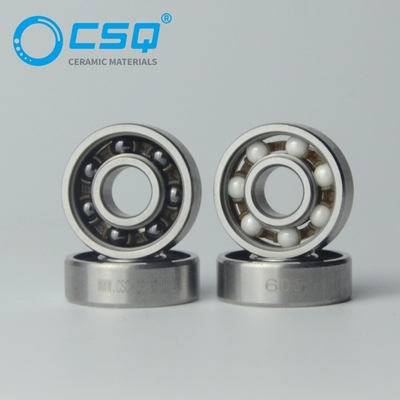 608 Hybrydowe łożyska ceramiczne do wyścigów stalowych Ginder Wheel ZrO2 Si3N4 Kulki