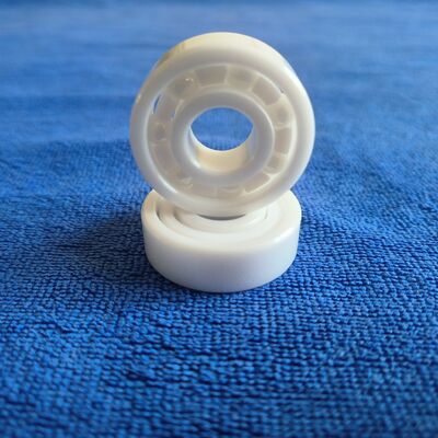 6201 Pełne łożysko ceramiczne z cyrkonium z klatką PTFE 12 mm średnica wewnętrzna 32 mm średnica zewnętrzna 10 mm szerokość